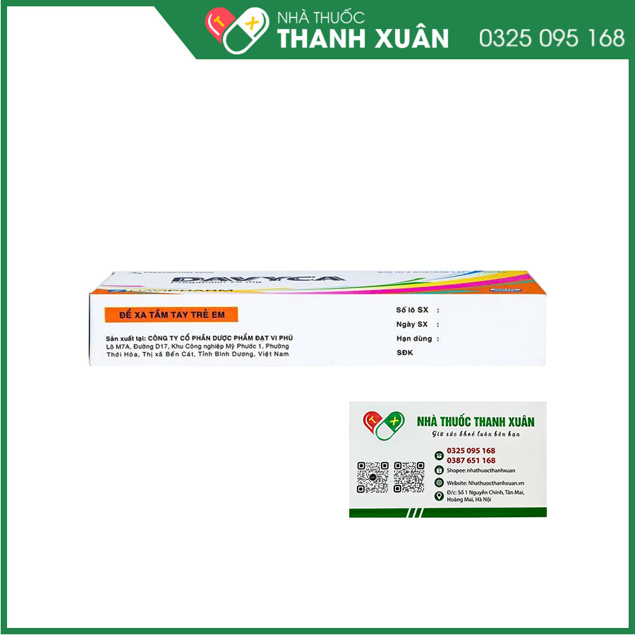 Davyca điều trị động kinh cục bộ ở người lớn, rối loạn lo âu lan tỏa, đau dây thần kinh